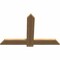 Ekena Millwork Eugene Smooth Timber Gable Bracket, Western Red Cedar, 48"W x 32"H x 1 1/2"D x 5 1/2"F, 16/12 Pitch GBW048X32X0206EUG00SWR - alternate 3